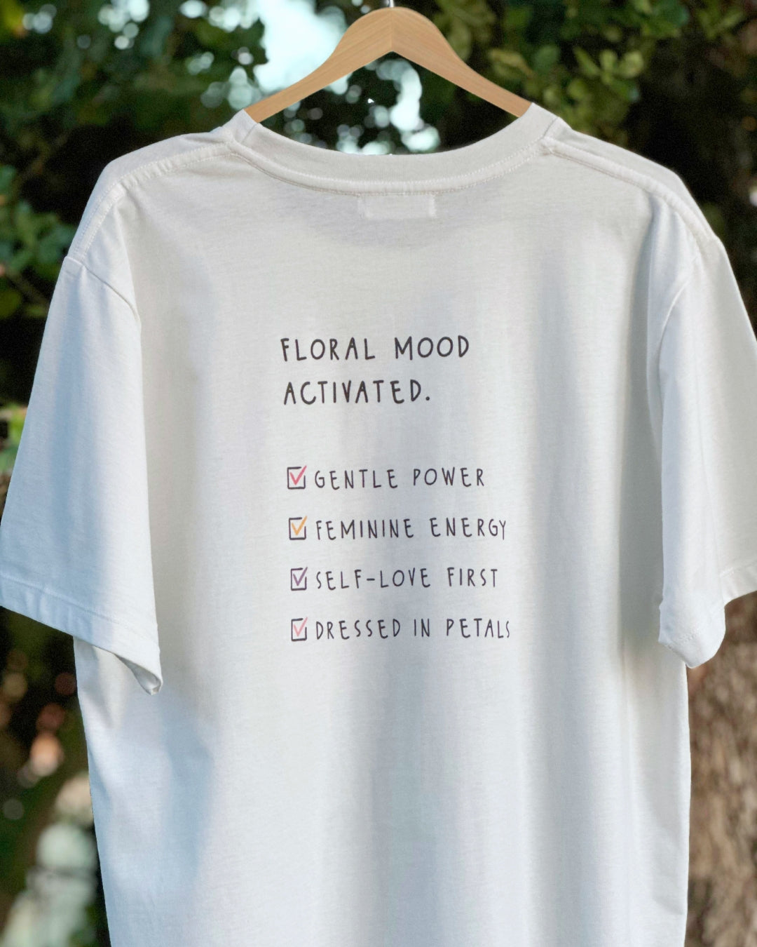 T-Shirt | Floral Mood Checklist
