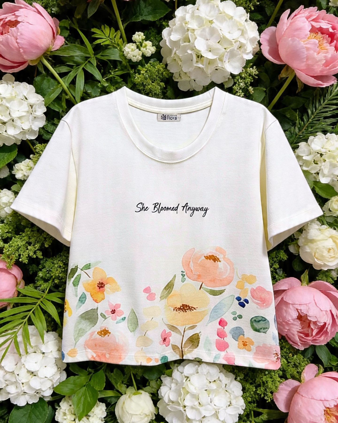 floral spring premium t-shirt for women
